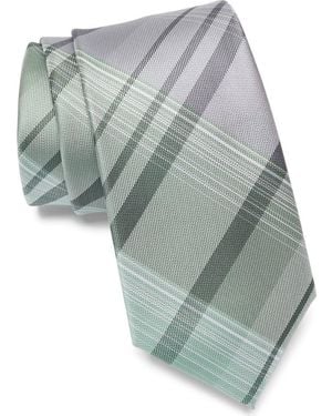 Calvin Klein Portia Plaid Tie - Blue