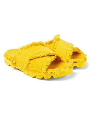 CAMPERLAB Brutus Crisscross Slide Sandal - Yellow