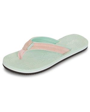 FLOOPI Textured Flip Flop Sandal - Green