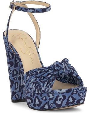 Jessica Simpson Immie Platform Sandal - Blue