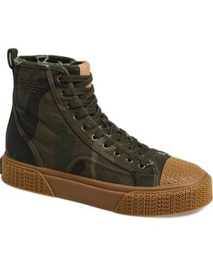 Marc Jacobs The High Top Platform Sneaker - Brown