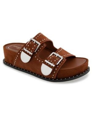 Kenneth Cole Gradie Wedge Sandal - Brown