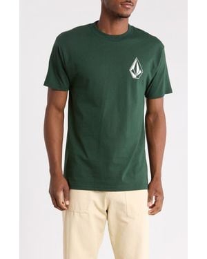 Volcom Gates Cotton Graphic T-Shirt - Green