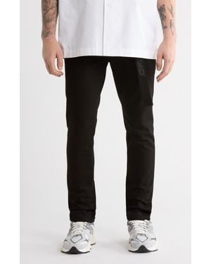Off-White c/o Virgil Abloh Indust Belted Skinny Jeans - Black