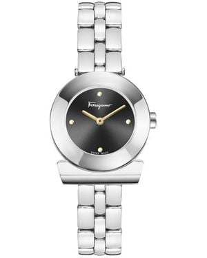 Ferragamo Gancino Bracelet Watch, 27Mm - Gray