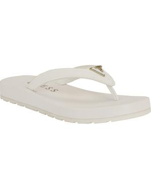 Guess Candry Flip Flop - White