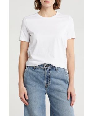 AG Jeans Boy Stretch Cotton T-Shirt - White
