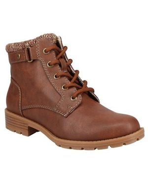 Sporto Smash Faux Fur Lined Lace-Up Boot - Brown
