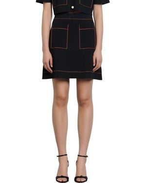 Sandro Elanna Knit Miniskirt - Black