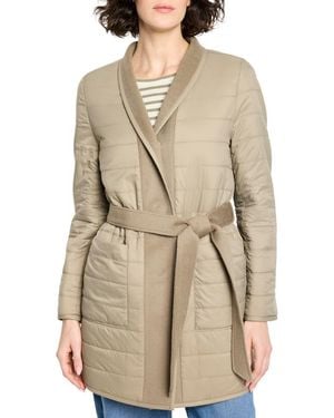 NIC+ZOE Reversible Belted Coat - Natural