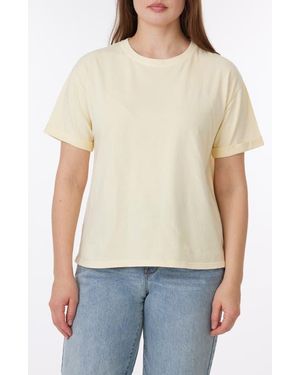 C&C California Melissa Sunwashed Relaxed Cotton T-Shirt - Multicolor
