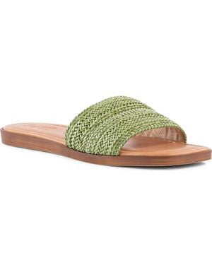 Seychelles Palms Perfection Slide Sandal - Green