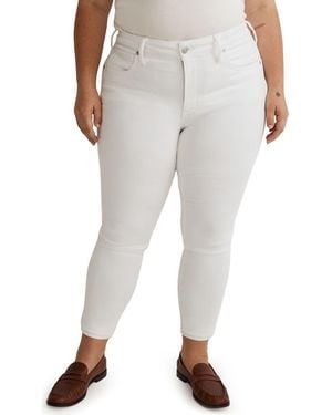 Madewell 9-Inch Mid-Rise Skinny Crop Jeans - Gray