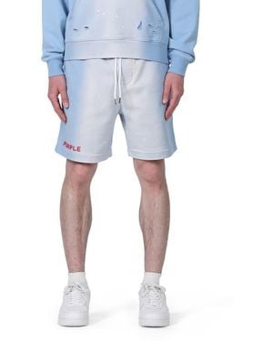 Purple Brand French Terry Shorts - Blue