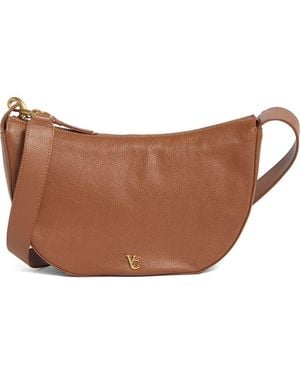 Vince Camuto Orlie Leather Crossbody Bag - Brown