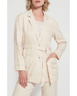 Lyssé Brooke Belted Blazer - Natural