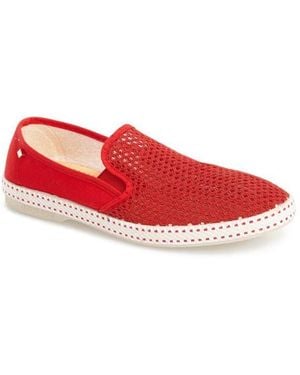 Rivieras 'Classic' Slip-On - Red