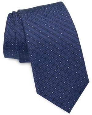 Tommy Hilfiger Bridget Grid Tie - Blue