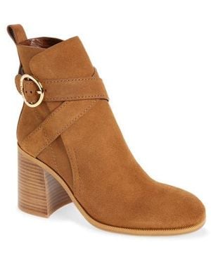 See By Chloé Zelda Block Heel Boot - Brown