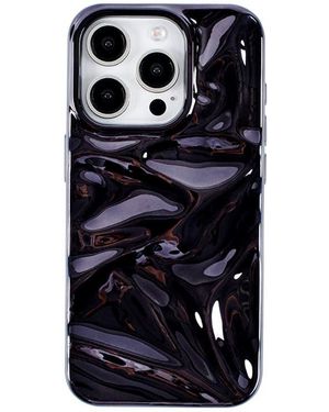 Auramma Crinkle Iphone 15 Pro Max Case - Black
