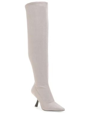 KARL LAGERFELD Kian Over-The-Knee Boot - White