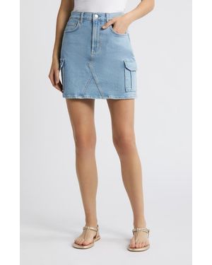 Rails Laurel Denim Cargo Miniskirt - Blue