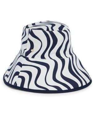 Kate Spade Cabana Wave Bucket Hat - Blue