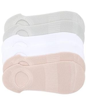 Lemon 6-Pack Ankle Socks - Gray