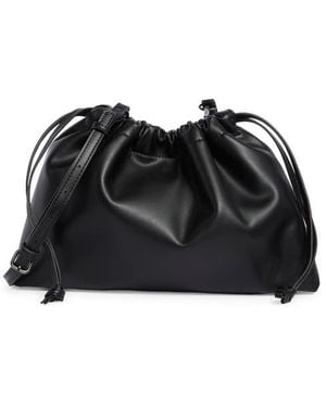 BCBGMAXAZRIA Drawstring Clutch - Black