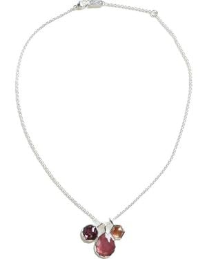 Ippolita Wonderland 3-Stone Charm Necklace - White