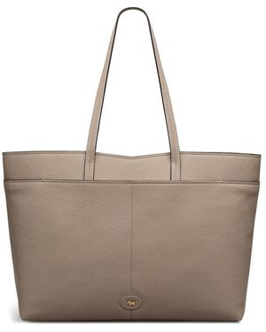 Radley Maldon Mews Large Leather Zip Top Tote - Gray