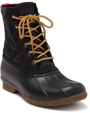 Sperry Top-Sider Top-Sider Saltwater Quilted Shaft Duck Boot - Black