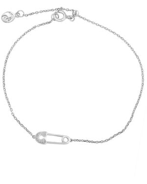 Effy Pavé Diamond Safety Pin Bracelet - Metallic