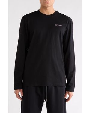 Off-White c/o Virgil Abloh Vanish Arrow Skate Long Sleeve T-Shirt - Black