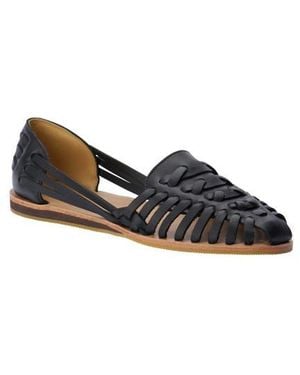 Nisolo Huarache Flat - Black