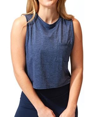 Threads For Thought Rochelle Lightweight Performance Top - Blue