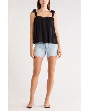 Abound Shoulder Tie Boho Cami - Blue