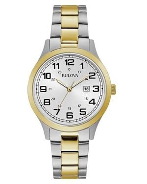 Bulova Stainless Steel Bracelet Watch, 34Mm - Metallic