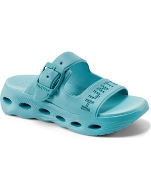 HUNTER Greta Slide Sandal - Blue
