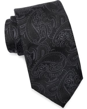 Bonobos Tonal Paisley Silk Tie - Black