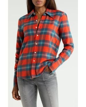 Mother The Mayday Button-Up Shirt - Red