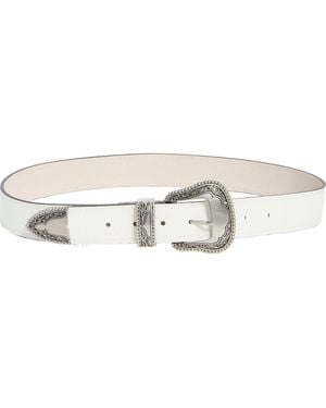 Vince Camuto Western Buckle Belt - White