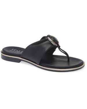 Italian Shoemakers Martie Flat Sandal - White