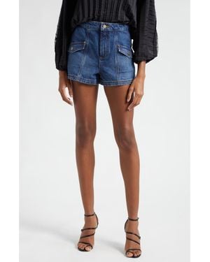 Ramy Brook Nova Denim Shorts - Blue