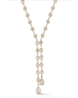 Sphera Milano 14K Plated Cubic Zirconia Y-Necklace - Metallic