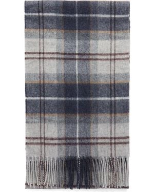 Barbour Wool & Cashmere Scarf - Gray