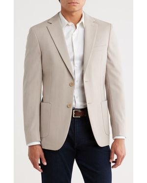 Calvin Klein Wool Blend Sport Coat - Natural