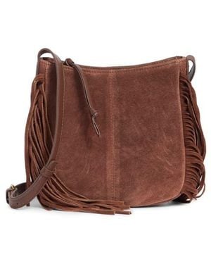 Lucky Brand Bran Nyra Small Fringe Crossbody Bag - Brown