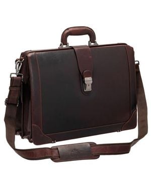 Mancini Litigator Rfid Briefcase - Black