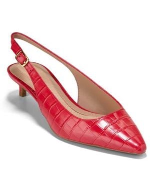 Cole Haan The Go-To Jocelyn Slingback Pump - Red